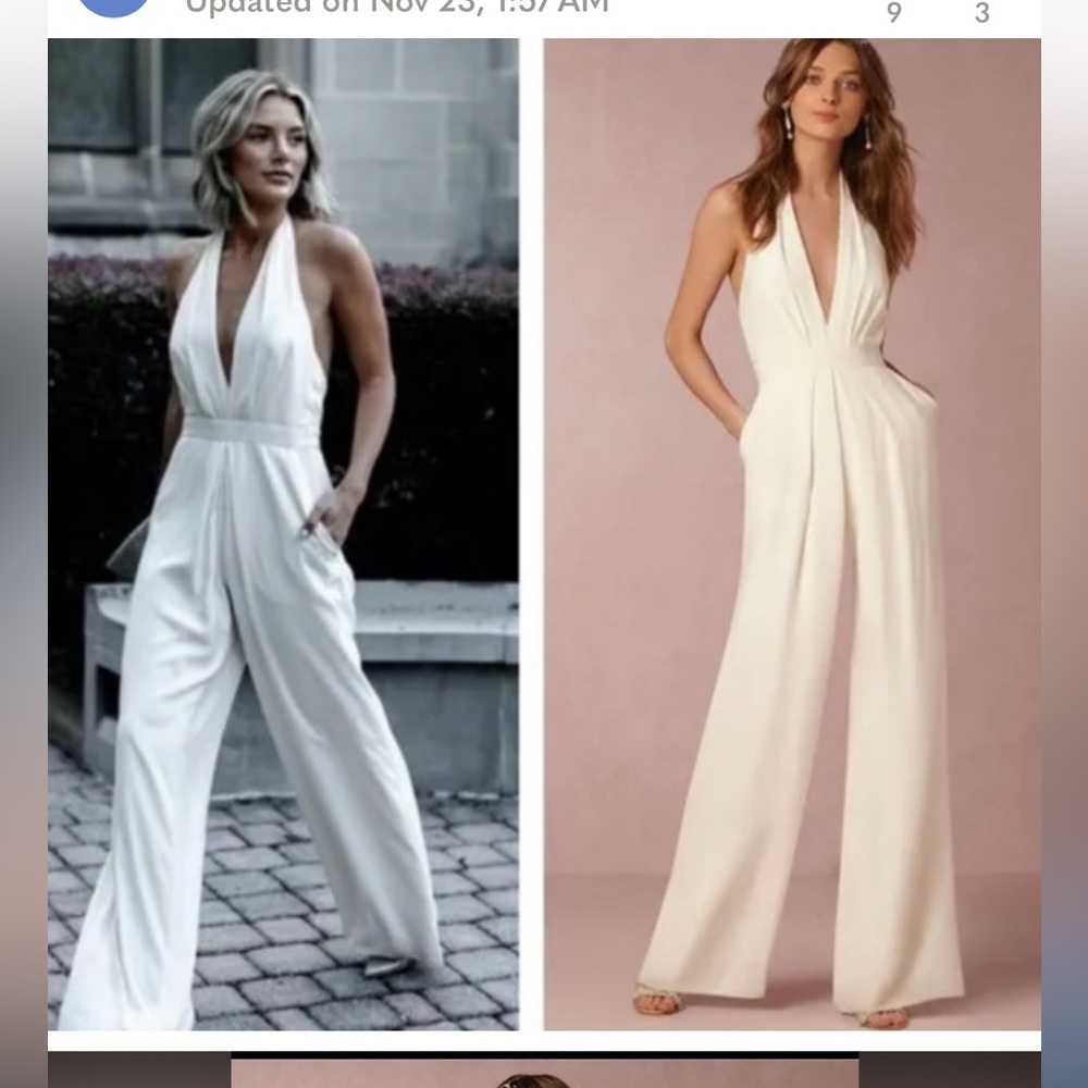 Jill Stuart Ivory Mara Jumpsuit‎ Sz 0